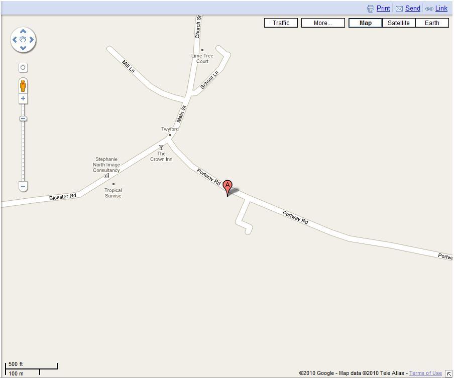 map link Twyford Village Hall