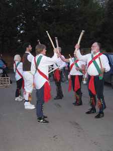 Bodicote Morris at the Plough, Bodicote.