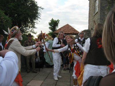 Fooling around at The Victoria Arms, Old Marston, Tuesday 6th July 2010