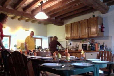 Dinner at the Gite: Making of