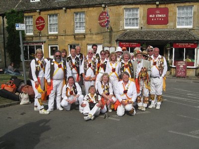 At the end of a long day's dancing, Stow-on-the-Wold, Sunday 1st May 2011