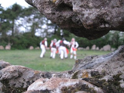 Dancing at dawn, The Rollright Stones, Sunday 1st May 2011