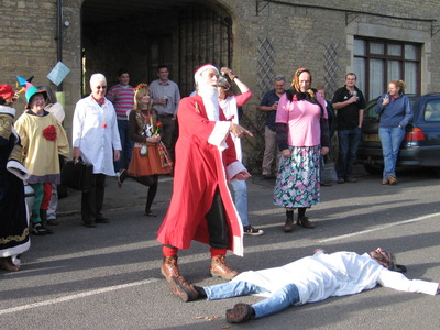 Father Christmas calls for a Dr